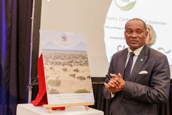 (Pictured) Minister of Environment, Forestry and Tourism, Honourable Pohamba Shifeta.
